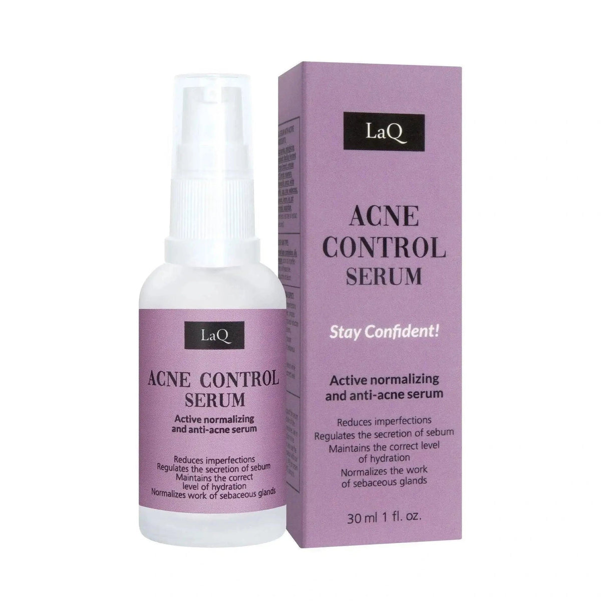 LaQ Acne Control Niacinamide Serum – Tegen Onzuiverheden – 30ml