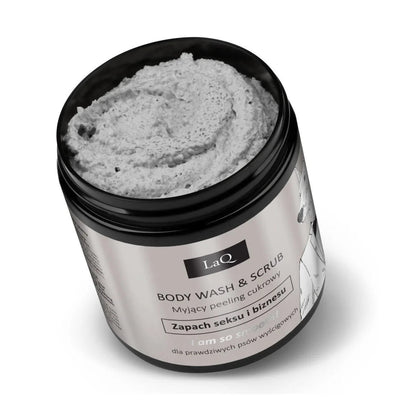 LaQ Body Wash & Scrub Grinding Paste Doberman – textuur