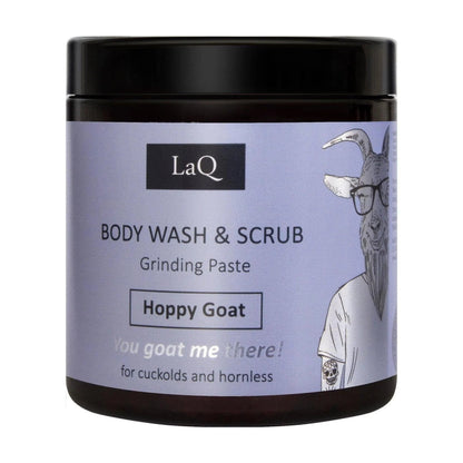 LaQ Body Wash & Scrub Grinding Paste Hoppy Goat – 220gr