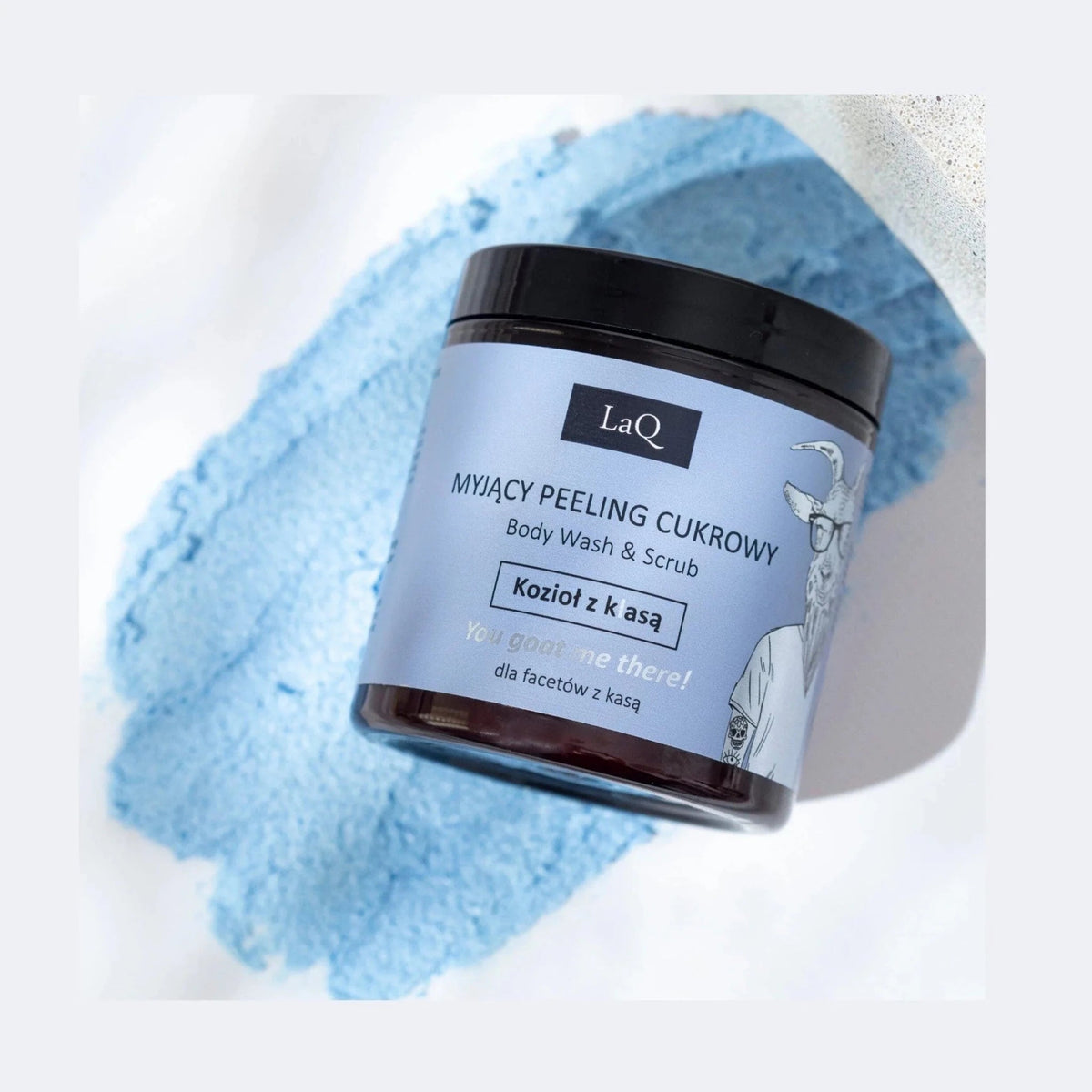 LaQ Body Wash & Scrub Grinding Paste Hoppy Goat – sfeerfoto