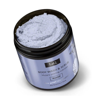 LaQ Body Wash & Scrub Grinding Paste Hoppy Goat – textuur