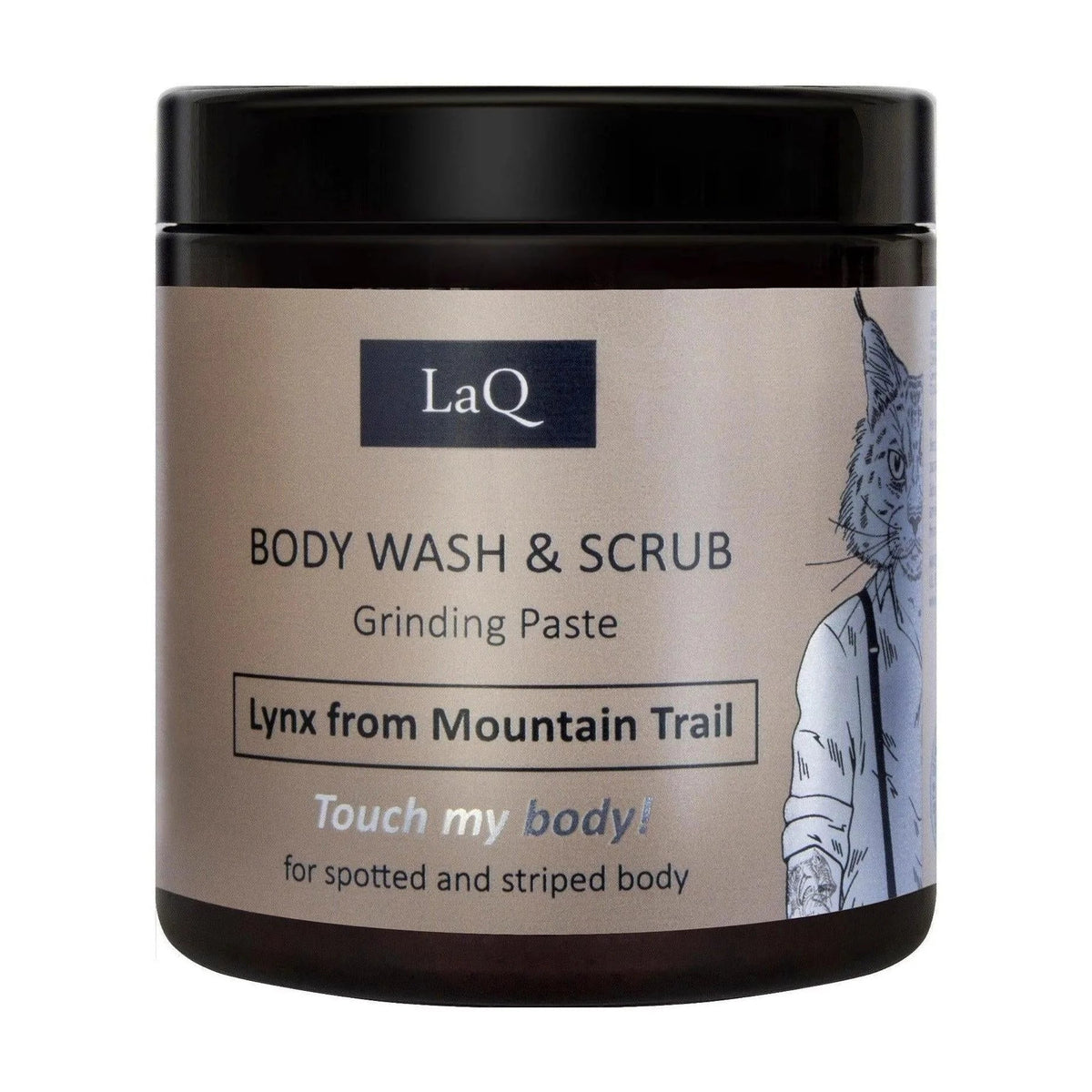 LaQ Body Wash & Scrub Grinding Paste Lynx – 220g