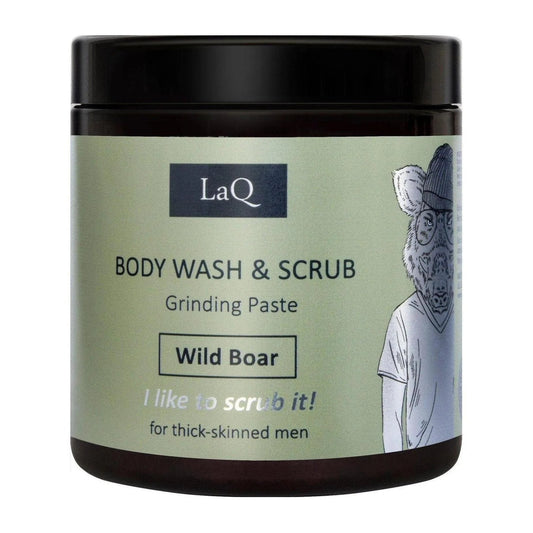 LaQ Body Wash & Scrub Grinding Paste Wild Boar – 220gr