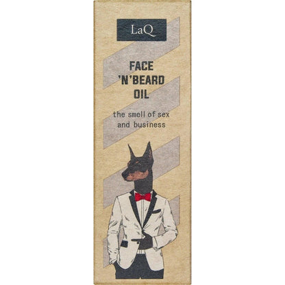 LaQ Face 'n' Beard Oil Doberman Baardolie – doosje