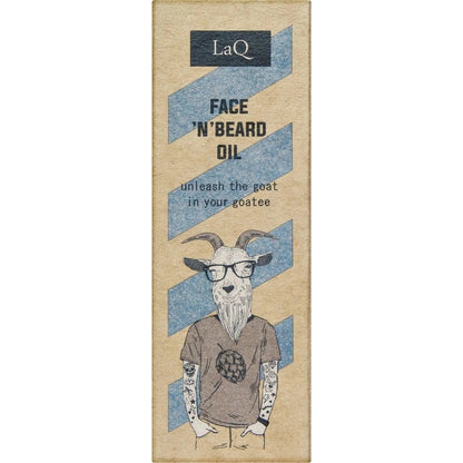 LaQ Face 'n' Beard Oil Hoppy Goat Baardolie – doosje