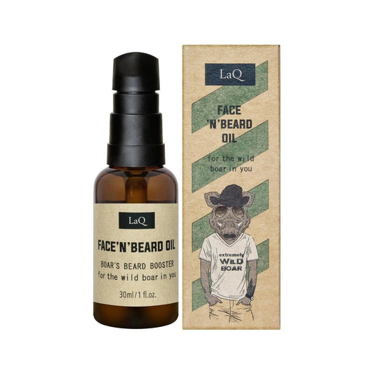 LaQ Face 'n' Beard Oil Wild Boar Baardolie – 30ml