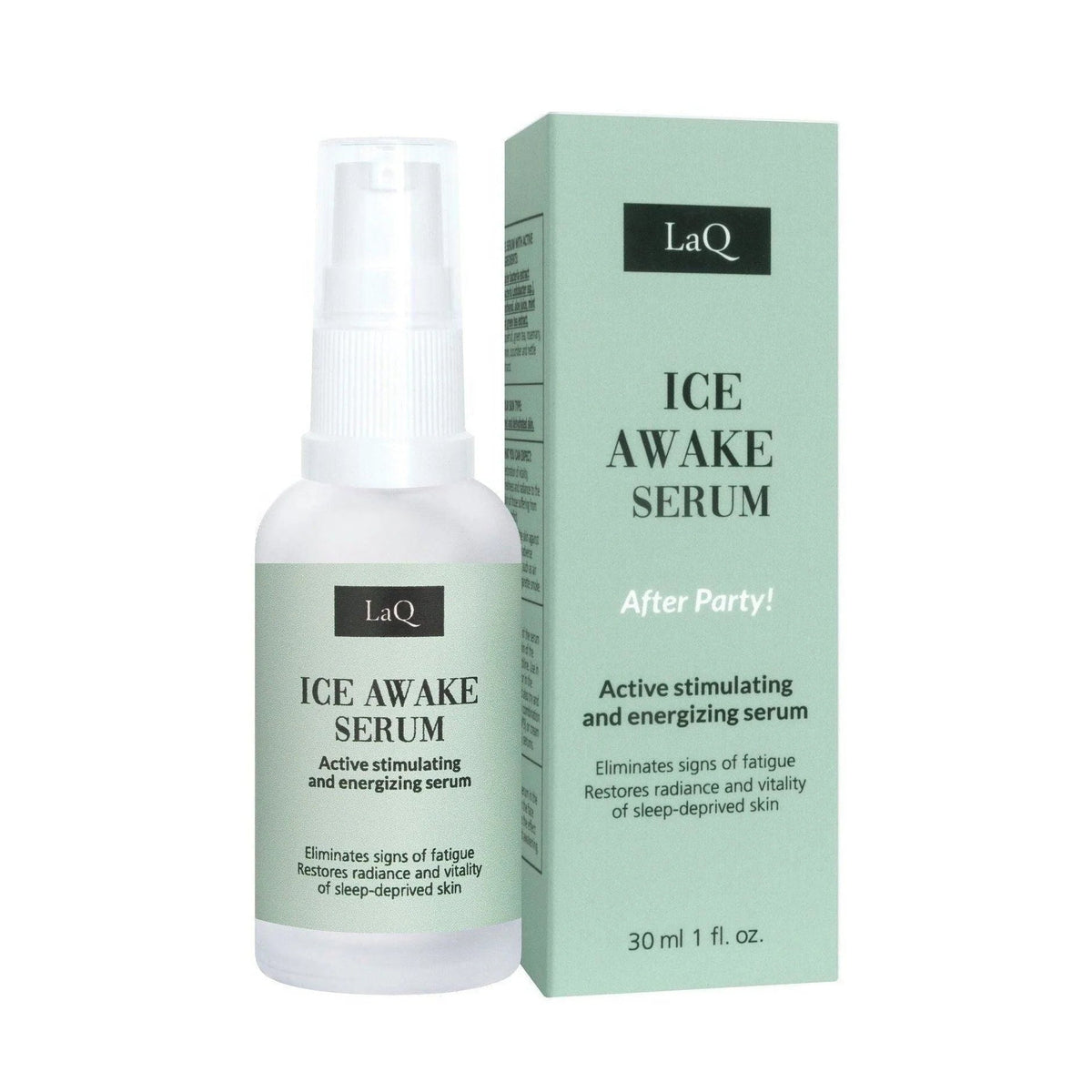 LaQ Ice Awake Gezichtsserum voor Vermoeide en Droge Huid – 30ml