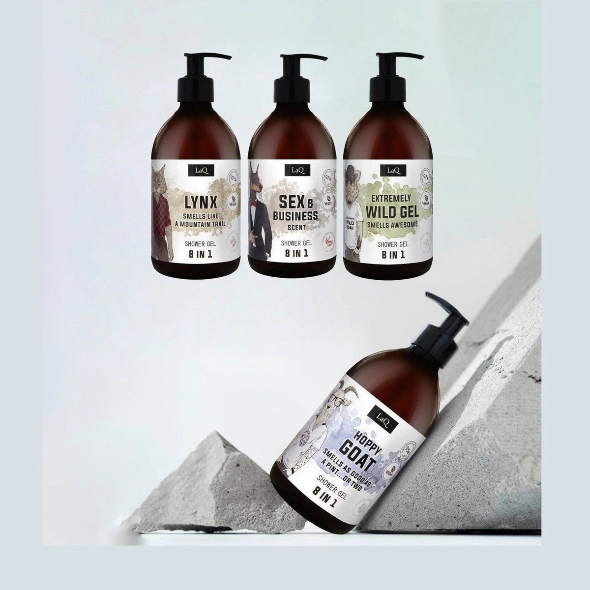 LaQ Shower Gel Doberman – met andere producten uit de lijn