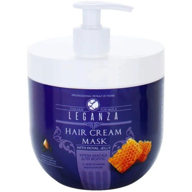 LEGANZA Leganza Haarmasker Crème XXL Honing - 1000ml | MISTER33.COM
