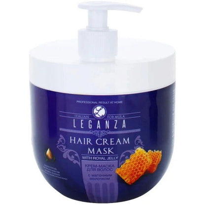 LEGANZA Leganza Haarmasker Crème XXL Honing - 1000ml | MISTER33.COM