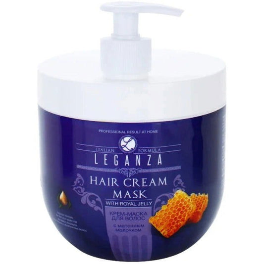 LEGANZA Leganza Haarmasker Crème XXL Honing - 1000ml | MISTER33.COM
