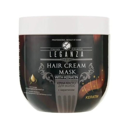 Leganza Haarmasker Crème XXL – Voor Dun en Beschadigd Haar – 1000ml