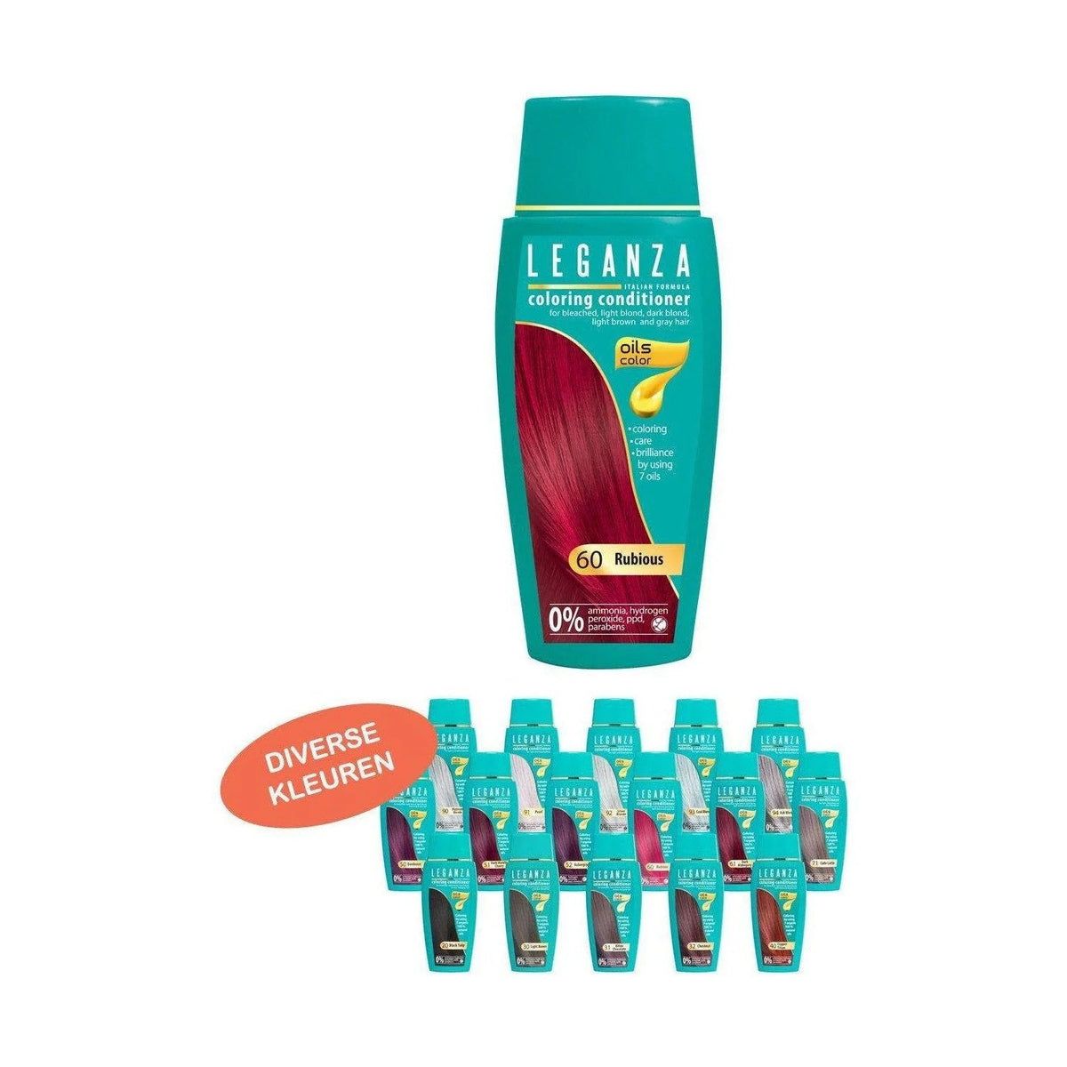 Leganza Coloring Conditioner – Kleurspoeling zonder Ammoniak – 150ml