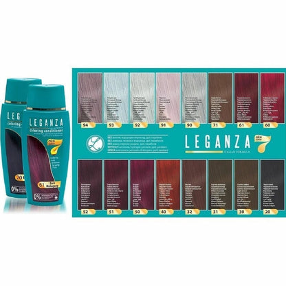Leganza Coloring Conditioner – beschikbare kleuren