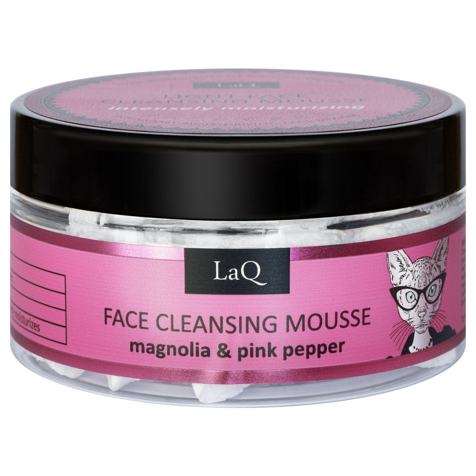 LaQ Magnolia & Pink Pepper Gezichtsreinigingsmousse - 40g | MISTER33.COM