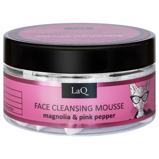 LaQ Magnolia & Pink Pepper Gezichtsreinigingsmousse - 40g | MISTER33.COM