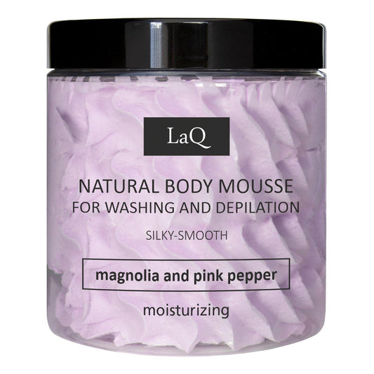 LaQ Magnolia & Pink Pepper Wasmousse Ontharingscrème - 100g | MISTER33.COM