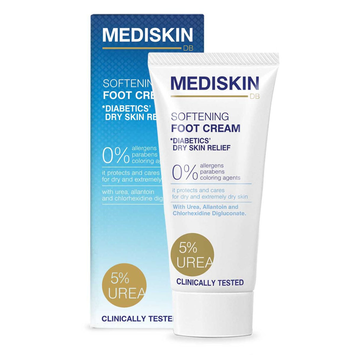 Mediskin 3-delige Ureum Verzorgingsset – voetencrème uit de set