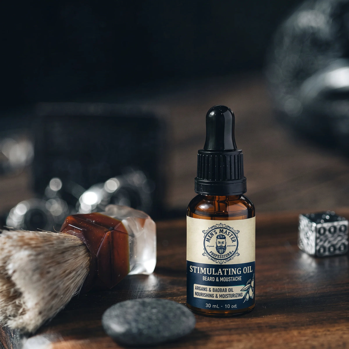Men's Master Beard Oil – Softness & Shine – 30ml