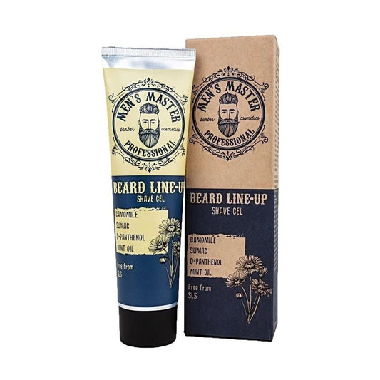 Men's Master Beard Line-up Scheergel Transparant Scheren – 100ml