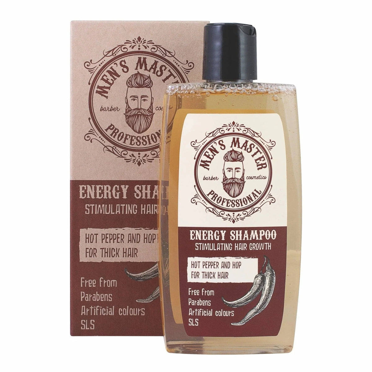 Men's Master Energy Shampoo Mannen Voordeelverpakking – verpakking