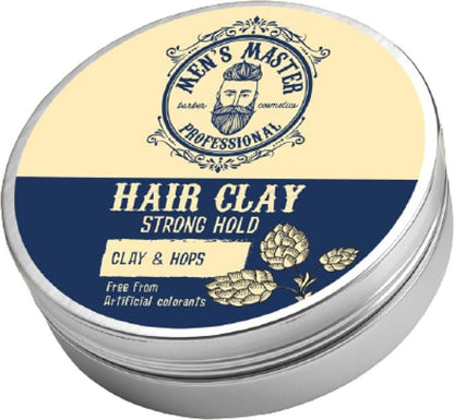 MEN'S MASTER Strong Hold Hair Clay - 100ml | MISTER33.COM