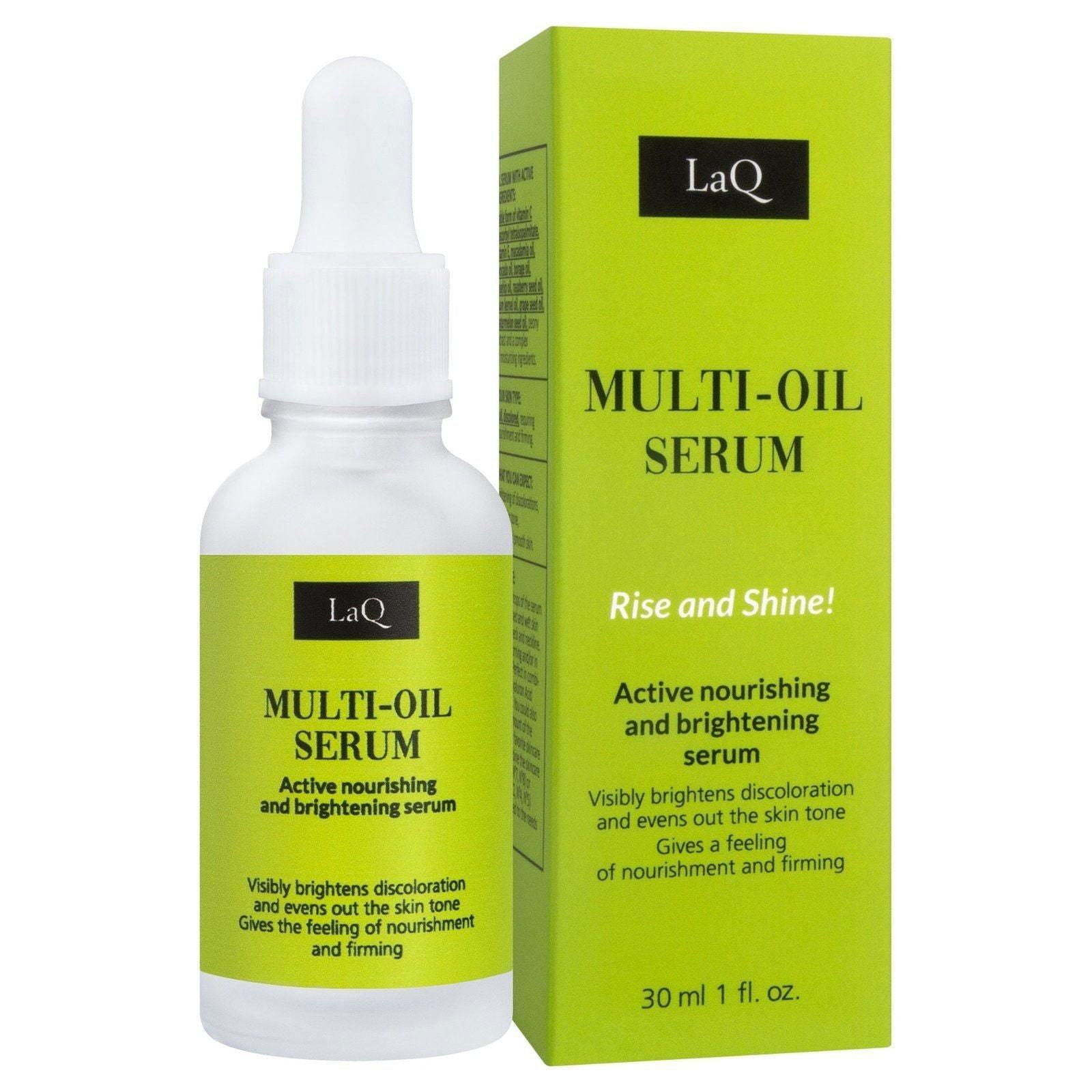 LaQ Multi - Oil Gezichtsserum met Vitamines C en E - 30ml | MISTER33.COM