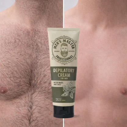 Men's Master Hair Removal Cream for Men with Aftercare – 150ml + 25ml