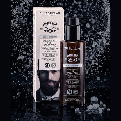 Phytorelax 2-in-1 Cleanser Reiniger voor Baard en Gezicht – sfeerfoto