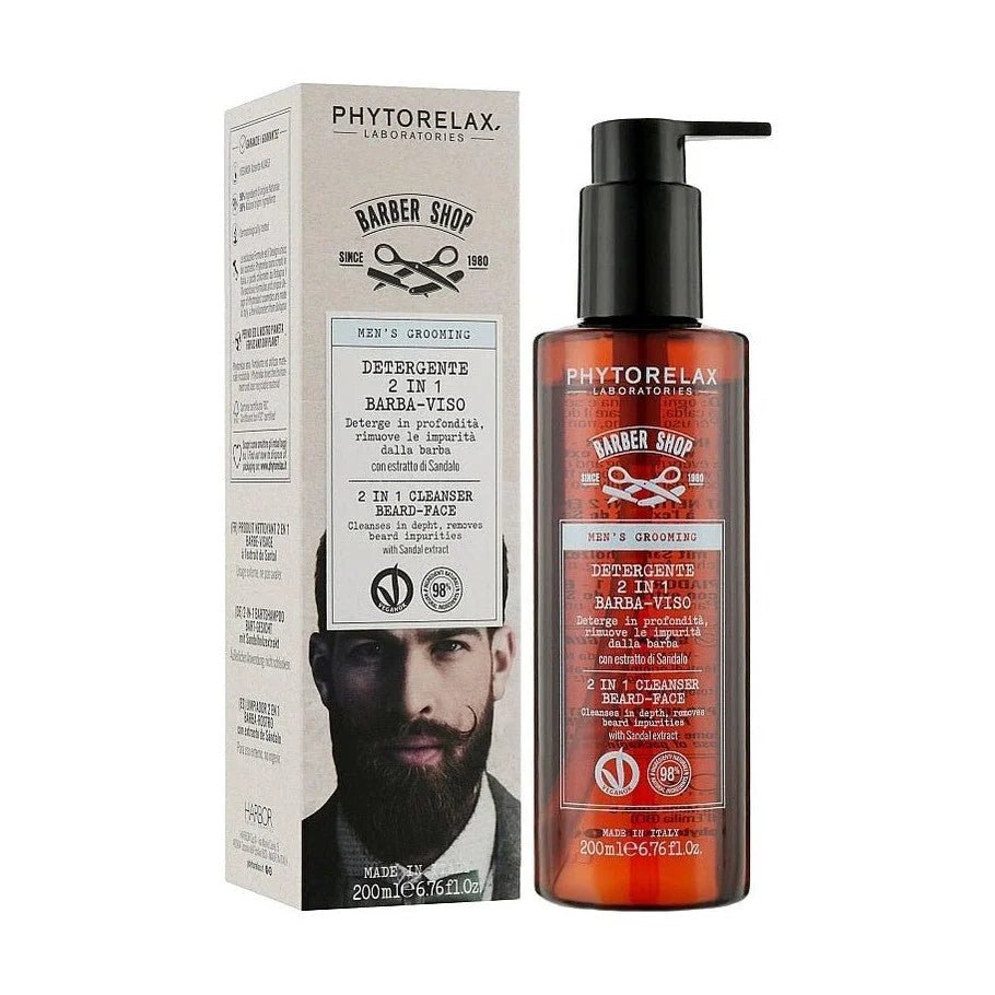 Phytorelax 2-in-1 Cleanser Reiniger voor Baard en Gezicht – 200ml