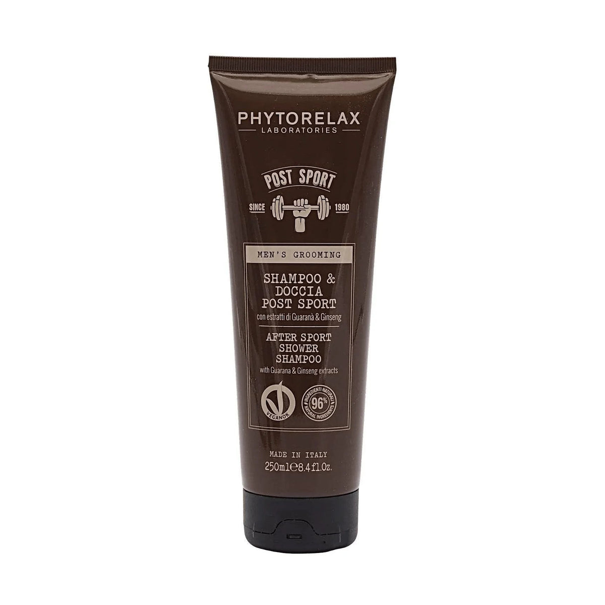 Phytorelax After Sport Shampoo & Douchegel met Guarana en Ginseng – 250ml