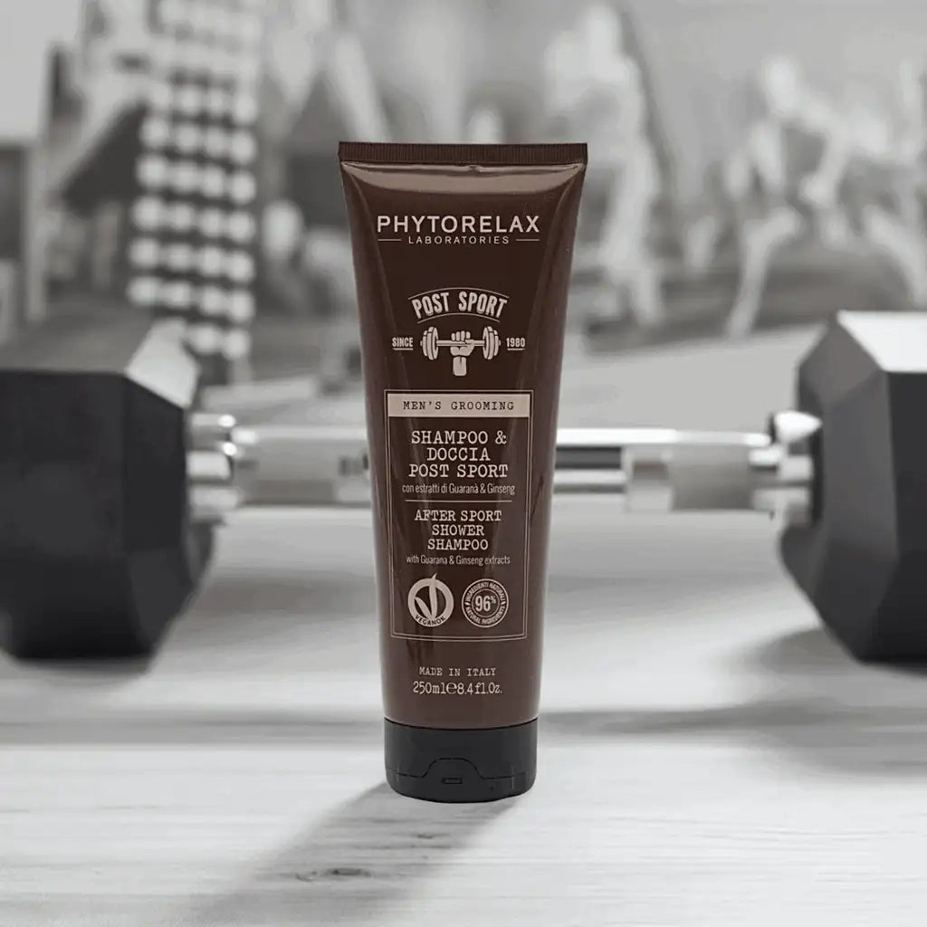 Phytorelax After Sport Shampoo & Douchegel met Guarana en Ginseng – sfeerfoto