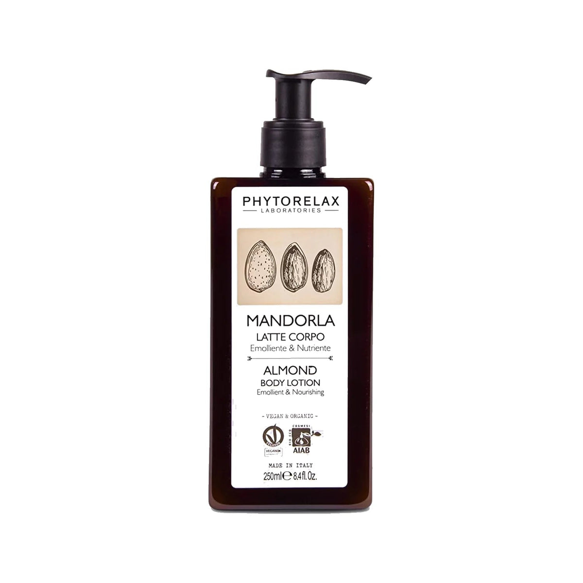 Phytorelax Amandel Bodylotion met Biologische Zoete Amandelolie – 250ml