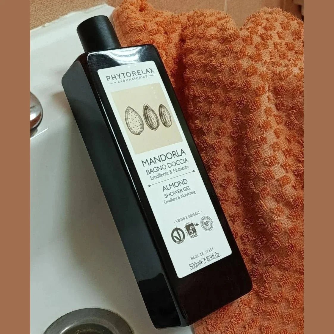 Phytorelax Amandel Douchegel voor Droge Huid – sfeerfoto