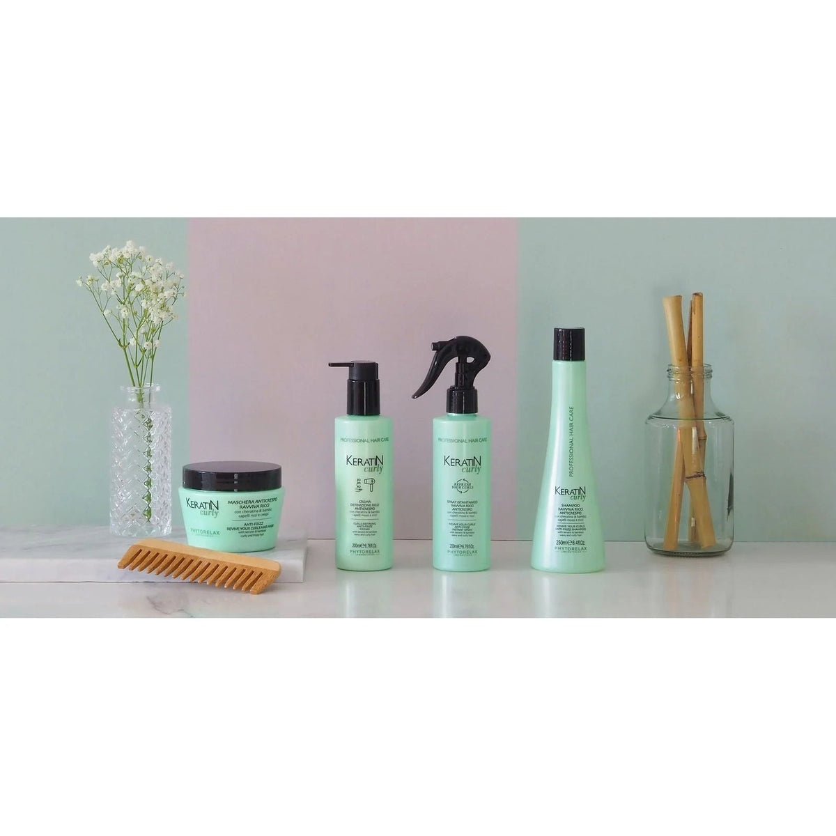 Phytorelax Keratin Curly Voordeelverpakking – met andere producten uit de lijn