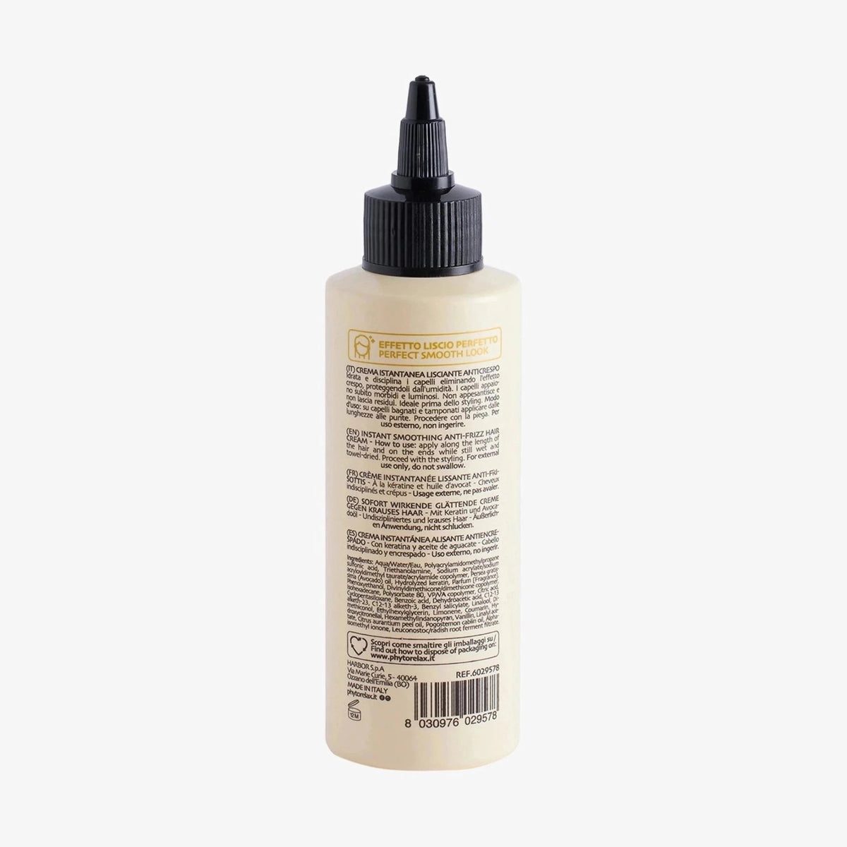 Phytorelax Keratin Liss Anti-Frizz Crème – achterkant verpakking