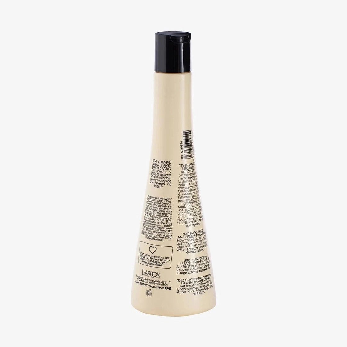 Phytorelax Keratin Liss Anti-Frizz Shampoo – achterkant verpakking