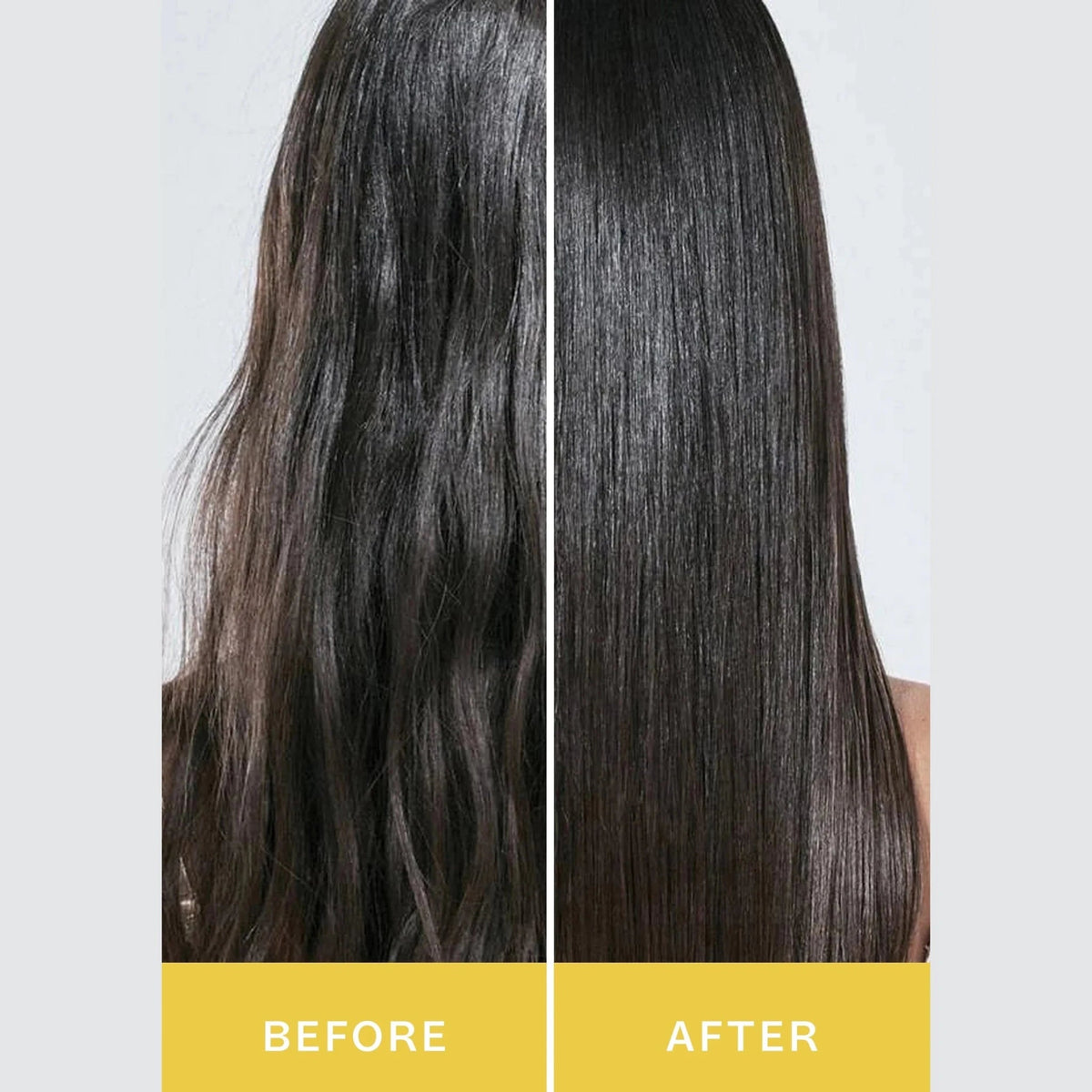 Phytorelax Keratin Liss Voordeelverpakking – steil haar voor en na gebruik