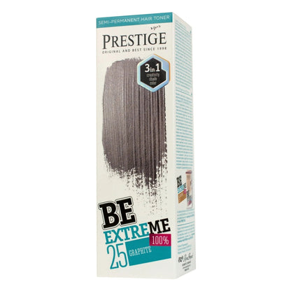 Prestige Semi-Permanente Grijze Haarverf Set Graphite Grey – doosje kleuring