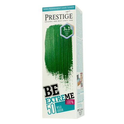 Prestige Semi-Permanente Groene Haarverf Set Wild Green – doosje kleuring