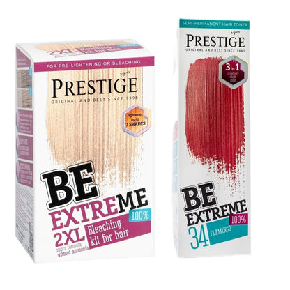 Prestige Semi-Permanente Roze Haarverf Set Flamingo – 2 x 100ml