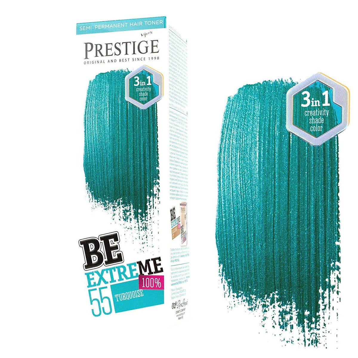 Prestige Semi-Permanente Haarkleuring – tint Turquoise