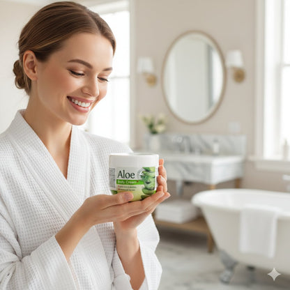 Regal Aloe Complete Verzorgingsset Voordeelverpakking – sfeerfoto met model
