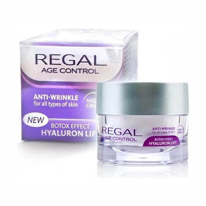 Regal Anti-Rimpel Nachtcrème – Argireline en Hyaluron – 45ml
