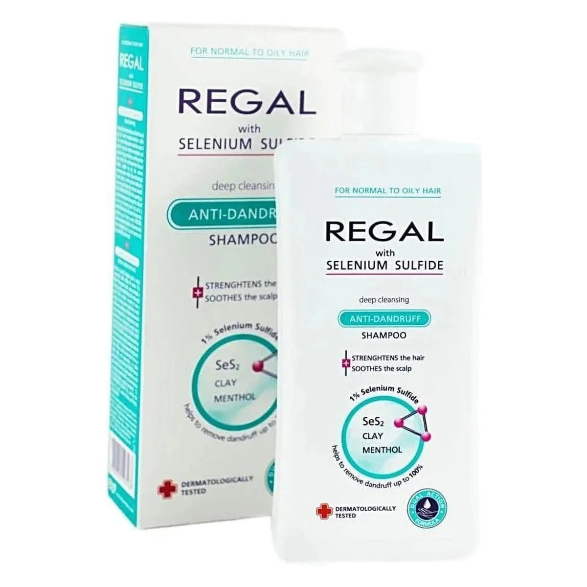 Regal Anti-roos Shampoo Selenium – Normaal en Vet Haar – 200ml