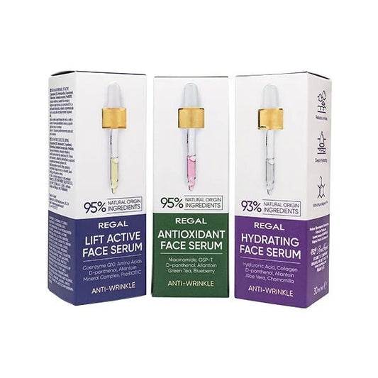 Regal Face Serum Voordeelverpakking – Anti Age Serum Set – 3 x 30ml