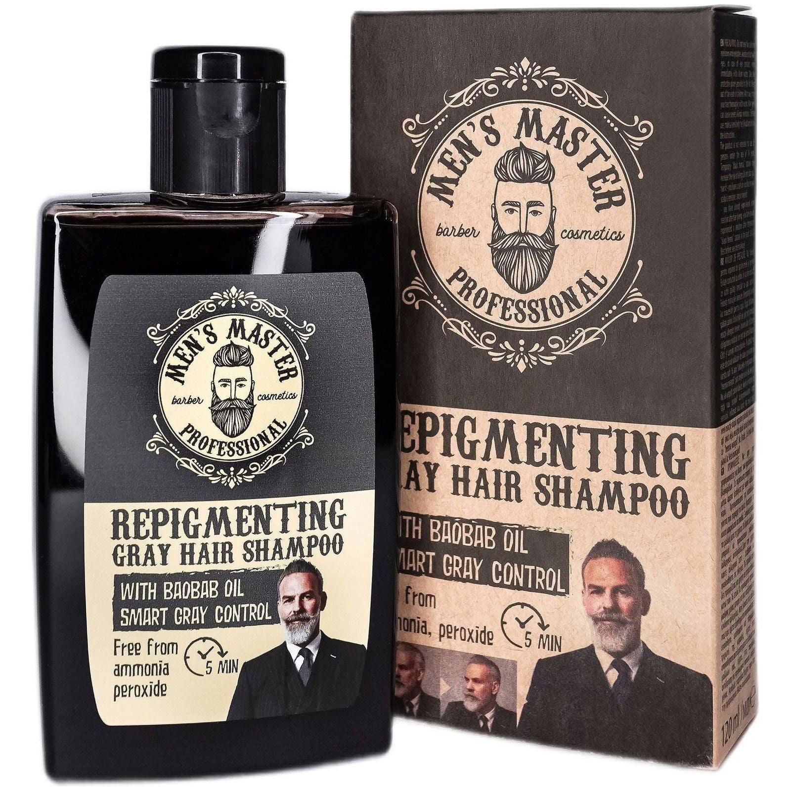 MEN'S MASTER Repigmenting Gray Hair Shampool | MISTER33.COM