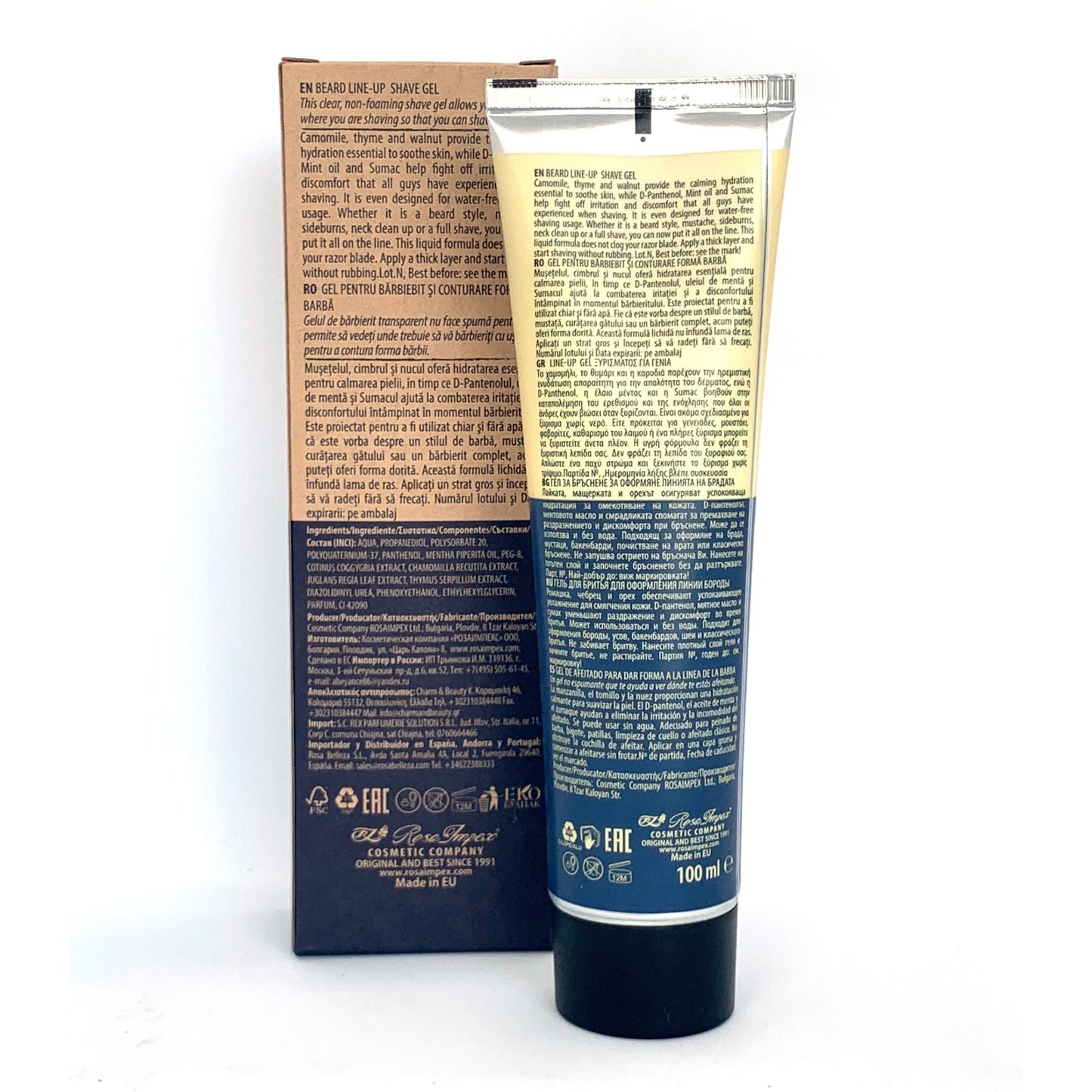 MEN'S MASTER Scheergel voor Transparant Scheren zonder Water | MISTER33.COM