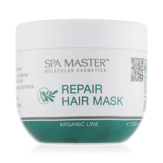 Masque Capillaire à l'Huile d'Argan Spa Master pour Cheveux Secs et Abîmés – 500 ml