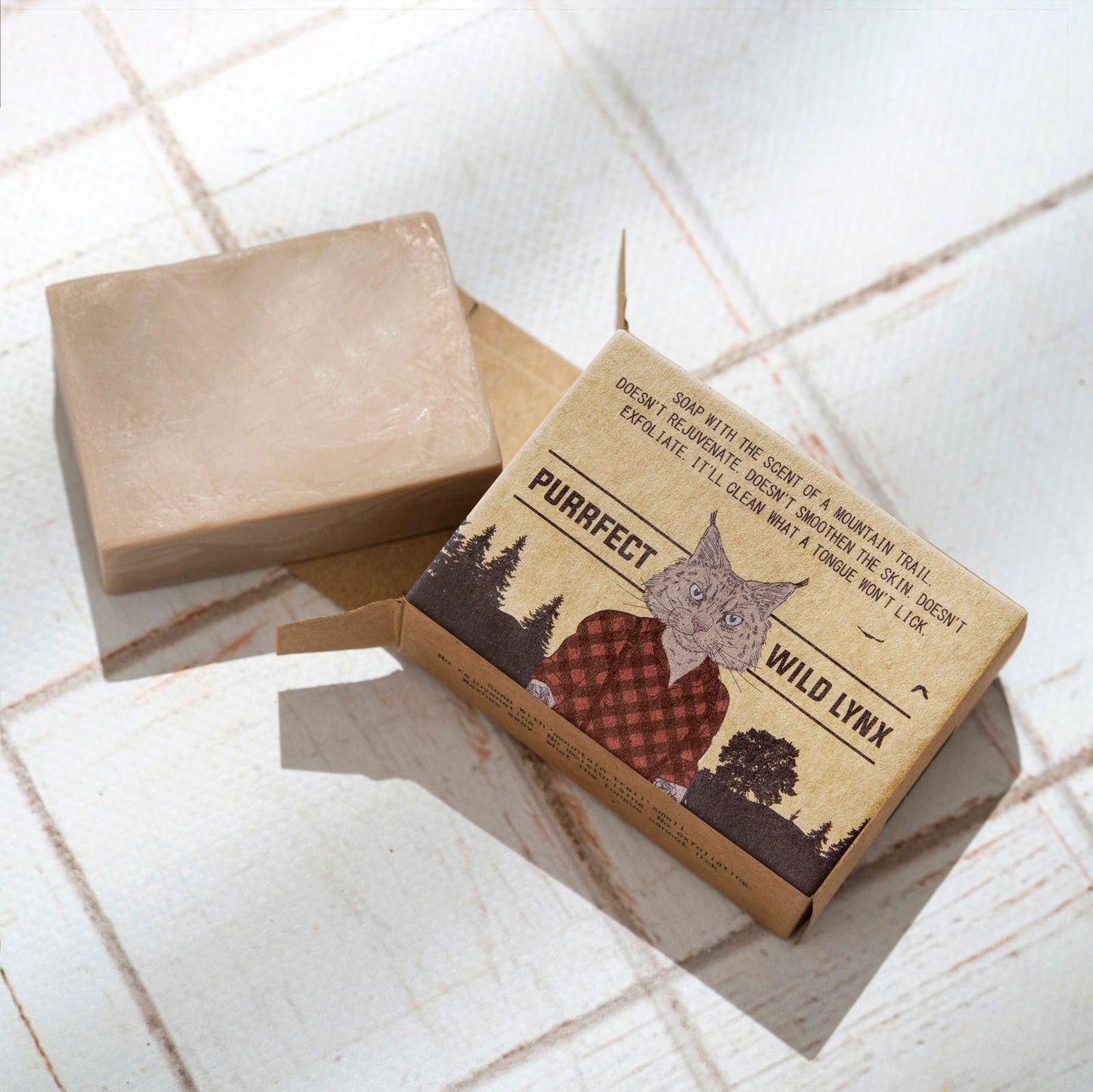 LaQ Soap Bar Lynx Natuurlijke Glycerine Zeep - 85g | MISTER33.COM